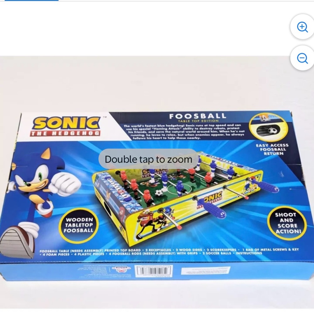 Sonic the Hedgehog Foosball Table
